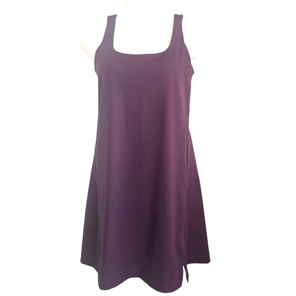 Old Navy Active Purple PowerSoft Built-In Bra Tank Dress Size S